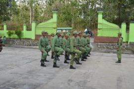 LINMAS DESA PENGKOK,JUARA 1 LOMBA PBB 