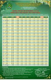 JADWAL IMSAKIYAH RAMADHAN 1443 H