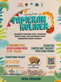 PAMERAN KULINER GUNUNG IRENG BERSAMA KKN UAD 