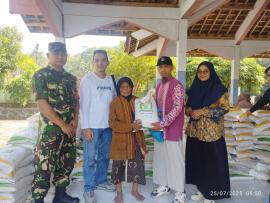 Penyaluran Bantuan Pangan Nasional Kalurahan Pengkok 2025