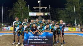 TIM BOLA VOLY CAKRA MANUNGGAL PENGKOK JUARA 1 DI TURNAMEN ANTAR KALURAHAN SE KAPANEWON PATUK